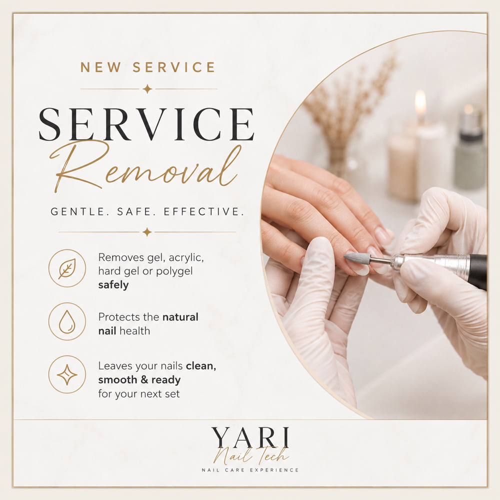 Soak Off-Product Removal at Yari Nail Tech in Covina, CA