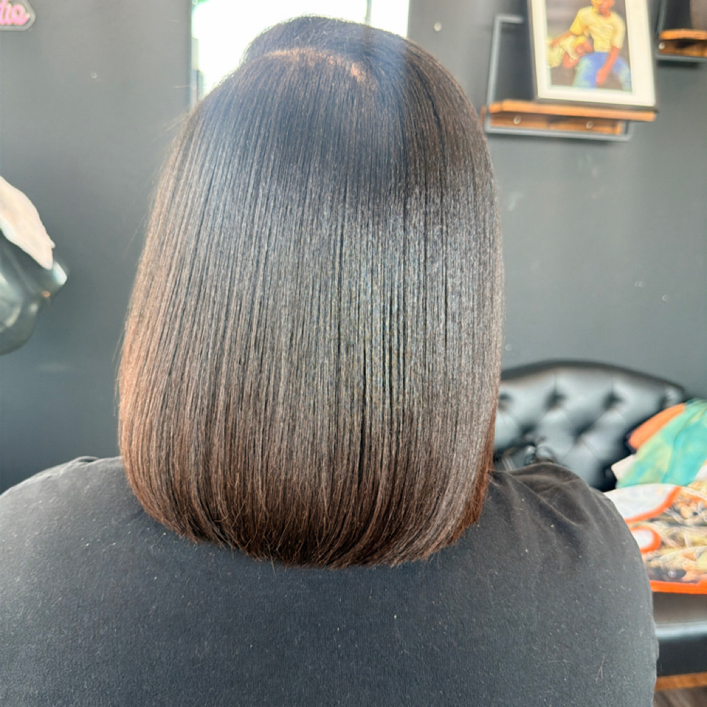 Press me Wednesday at Aubri & J Hair Studio in Houston, TX