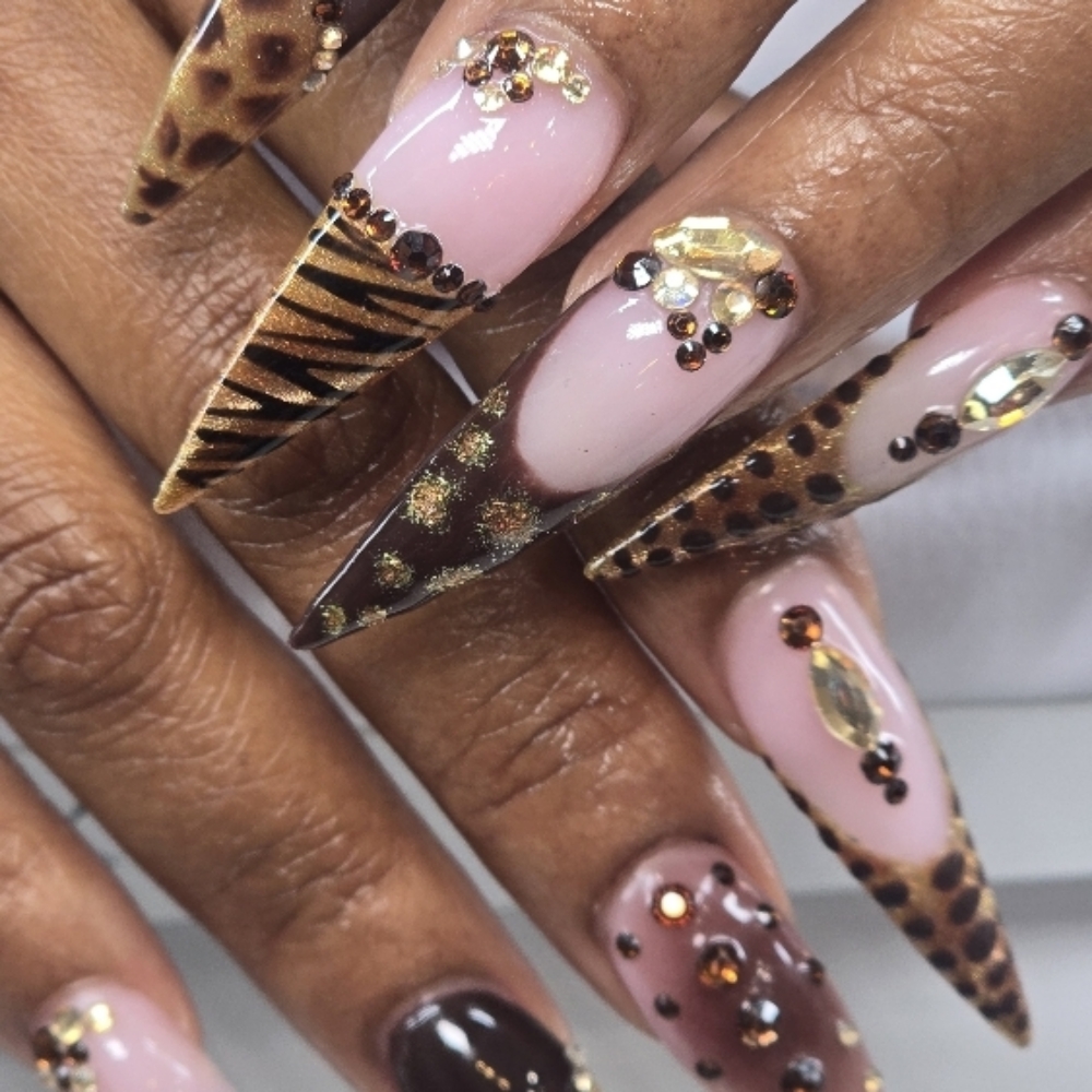 Acrylic Full Set at Goddess Nail and Beauty Bar in RACINE, WI