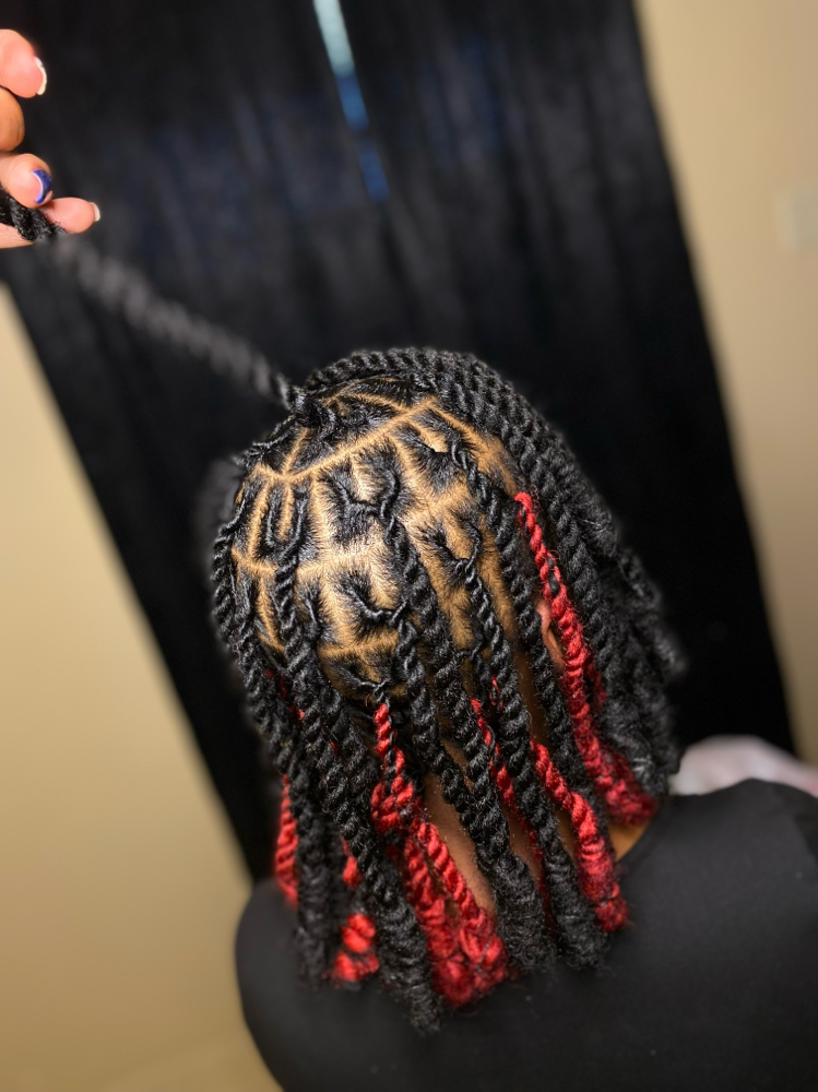 Invisible Locs With Extensions at Revive Beauty Lounge in Natchitoches, LA