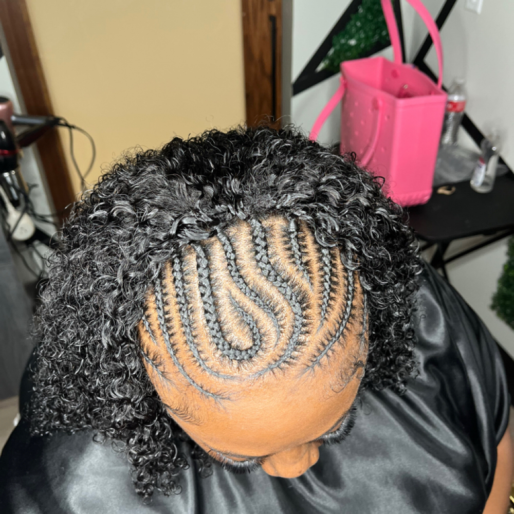 Fulani Braids (design) at Oh That Ain’t Bad in Houston, TX