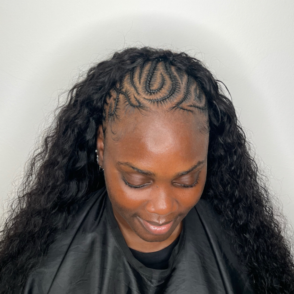 Fulani Braids (design) at Oh That Ain’t Bad in Houston, TX