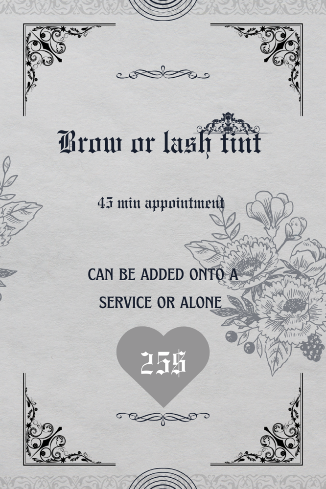 Brow Or Lash Tint