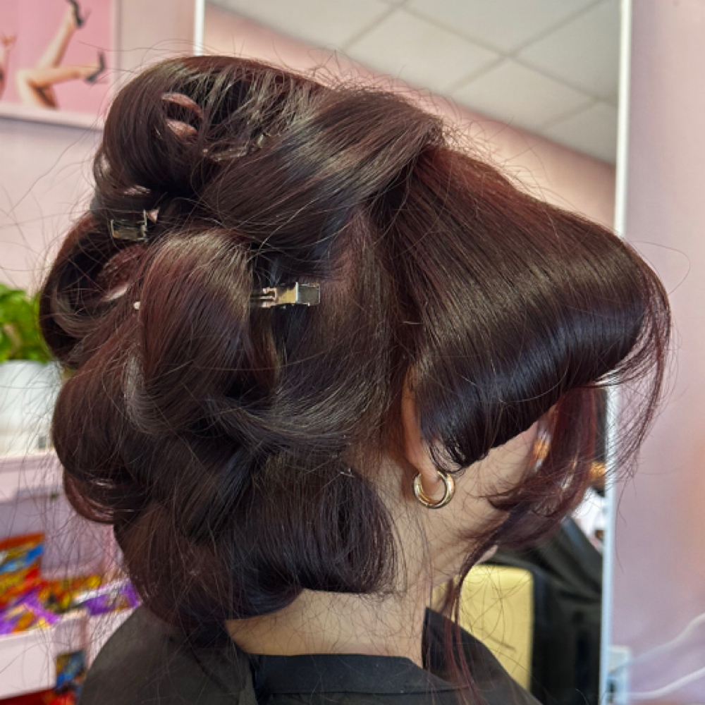 Blowout at Shelby Iniguez in Westminster, CA