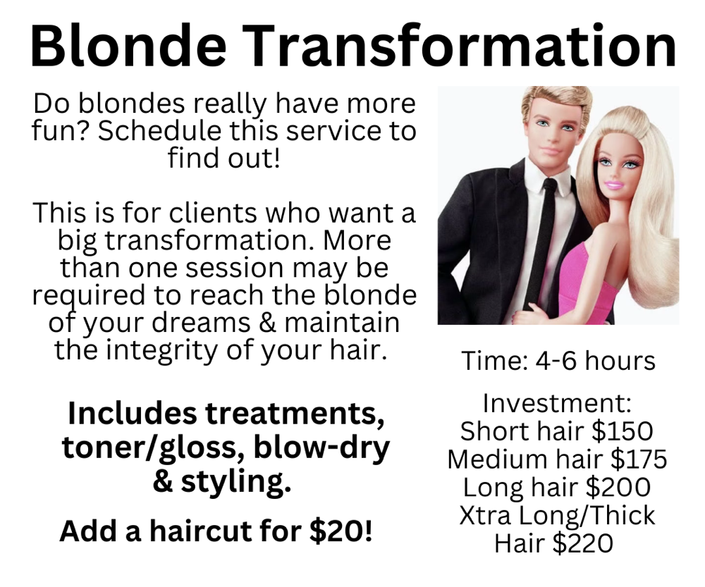 Blonde Transformation