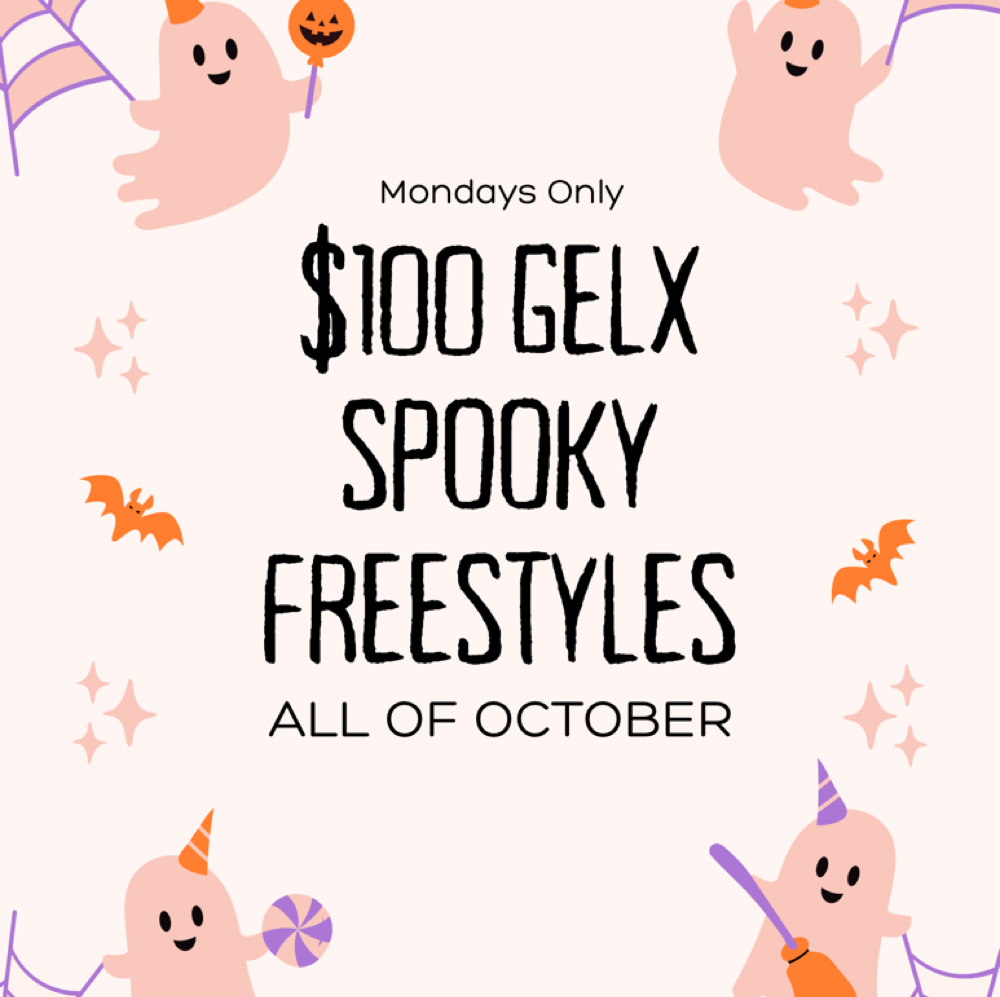 $100 Spooky freestyle *MONDAYS ONLY at Nailed By N in Dedham, MA