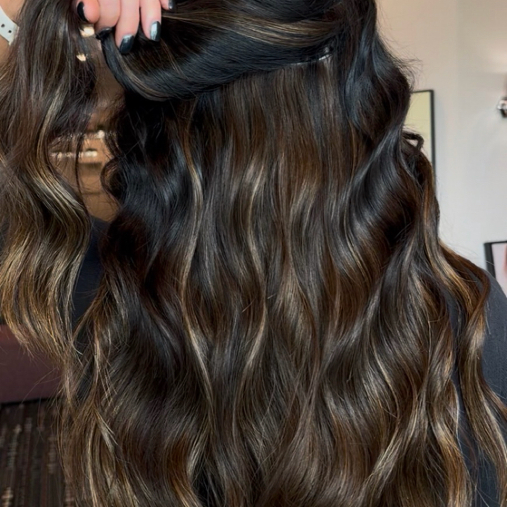 Virtual Hair Extension Consultation at Marie James Hair Studio in hendersonville, TN