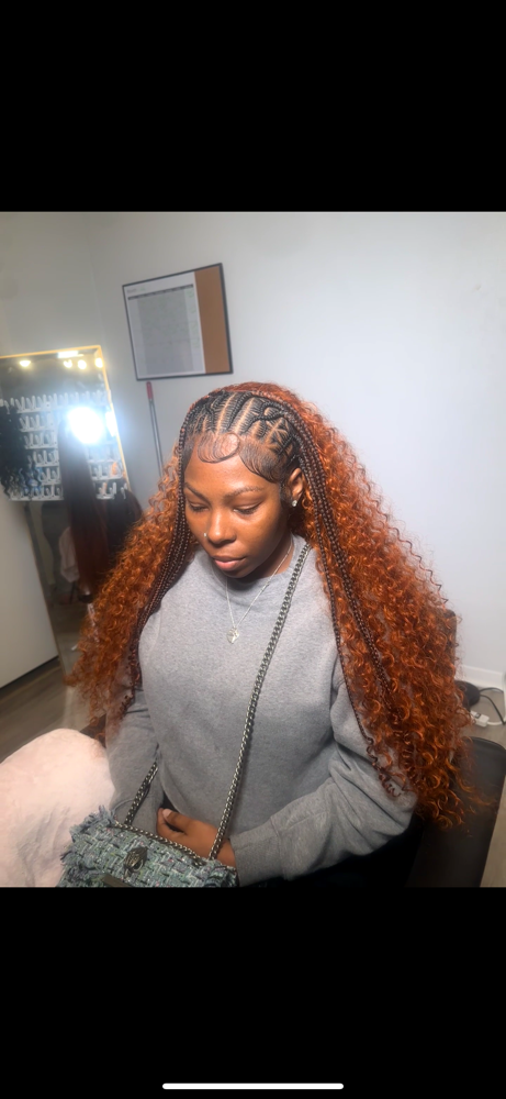 Half Tribal/half Quick weave
