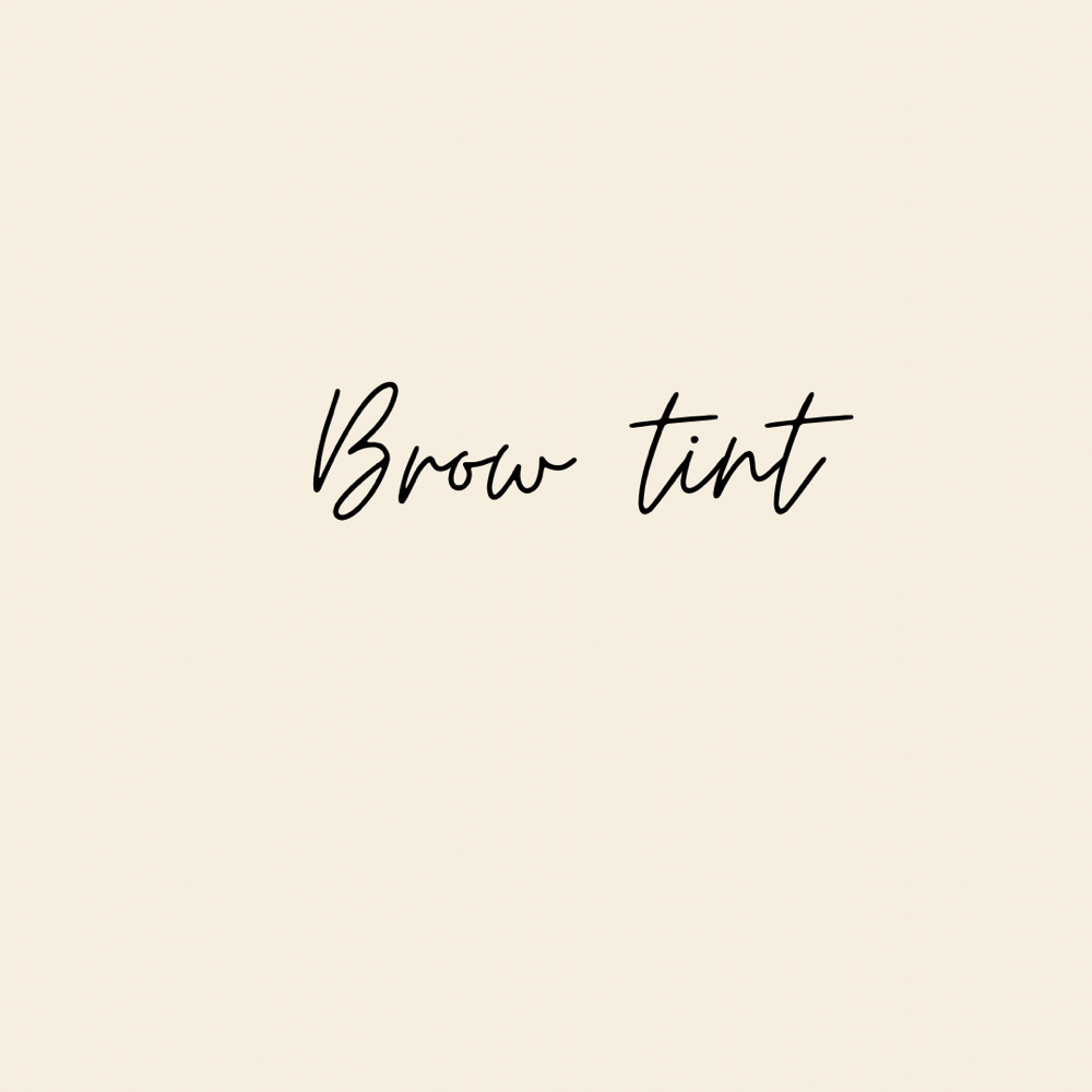 Brow Tint