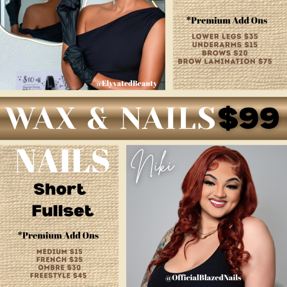 Wax & Nails Special at Elyvated Beauty in Tampa, FL