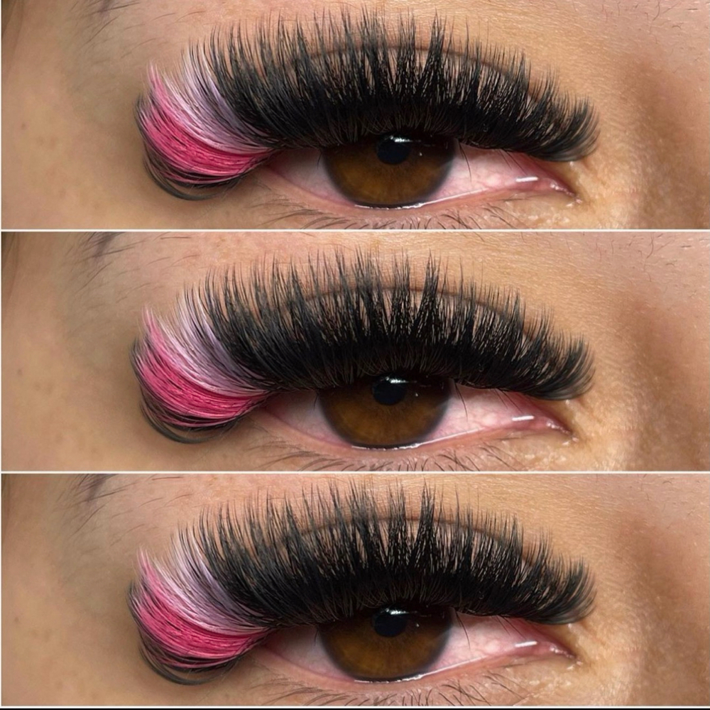 Color Lashes at Honey Minkx Beauty in Philadelphia, PA