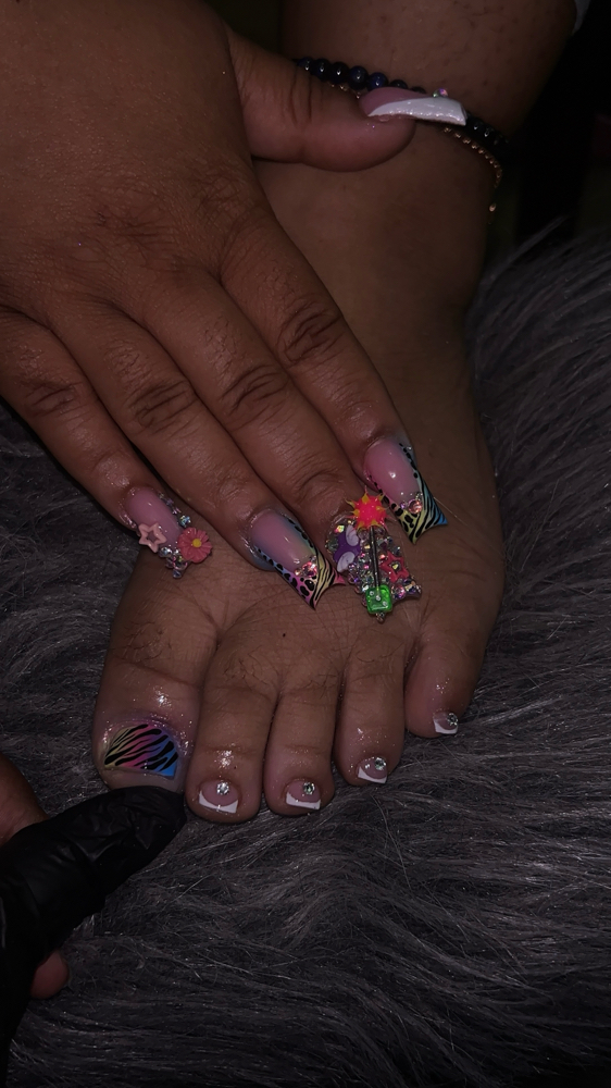 Matching Nails And Toes Fullset at Mani Nailed It in Charlotte, NC