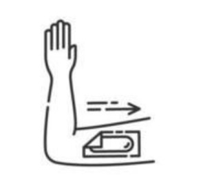 Half arm wax