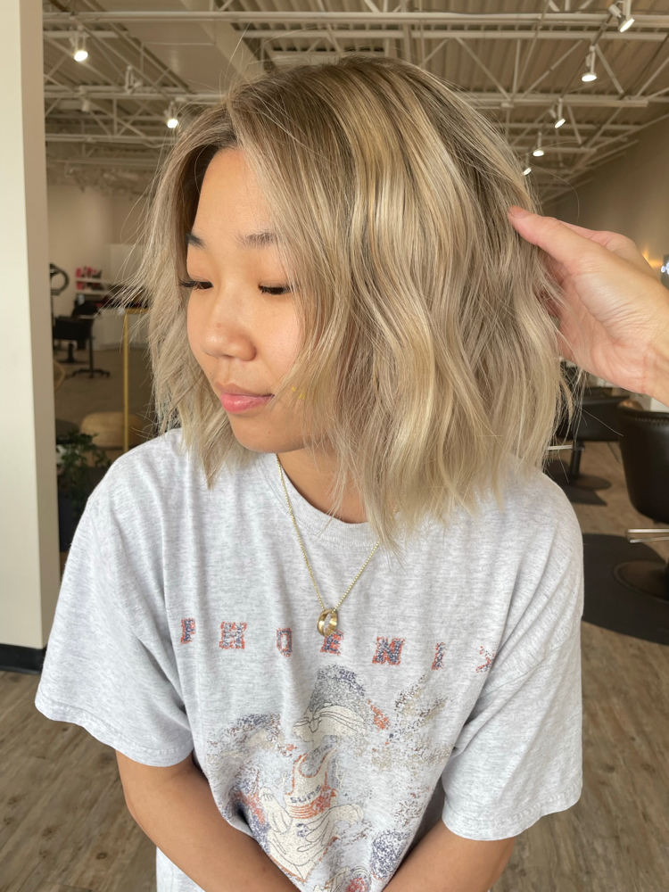 High Impact Blonde Shoulder Length