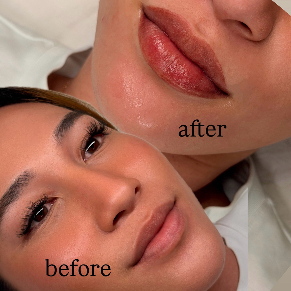 Permanent Makeup Lip Blush at Dr.Lash in Panama City, FL
