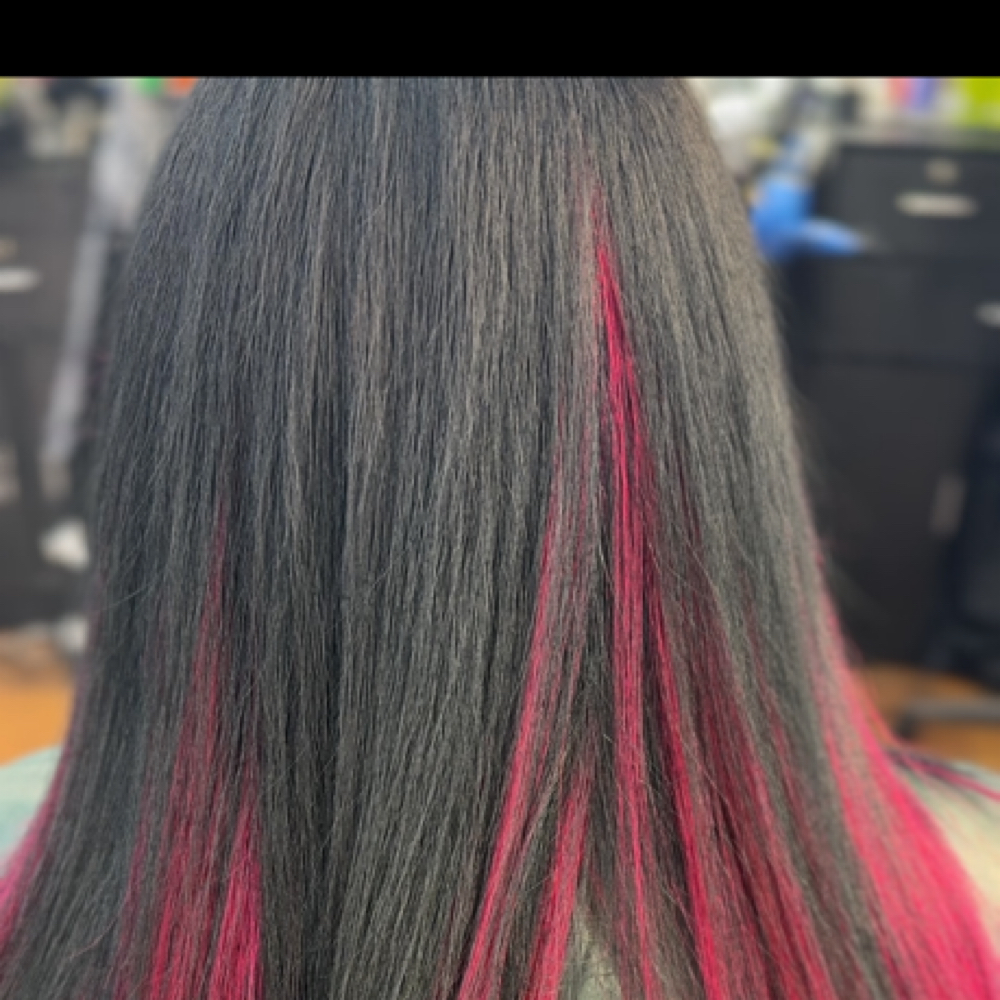 The Vivid Peekaboo Tape In ✨ at Siennathestylist in Pleasanton, TX