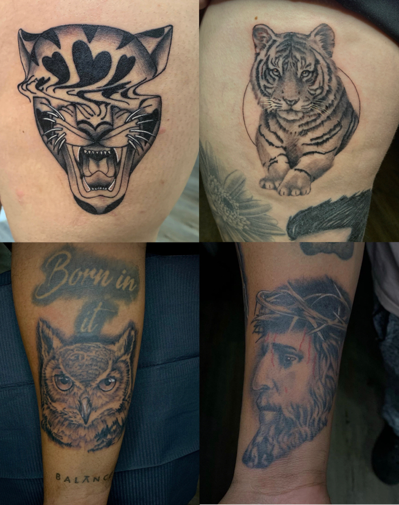 Small Black And Grey Tattoo