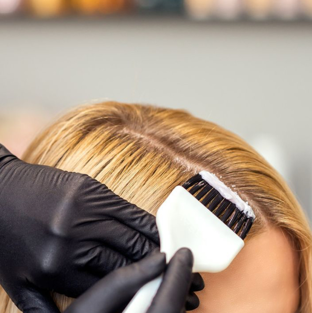 Partial Root Touch Up at The Artist’s Cupboard hair salon in New Caney, TX