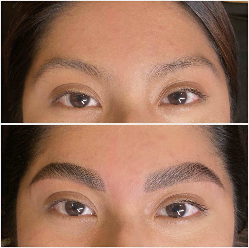 Brow Lamination And Tint