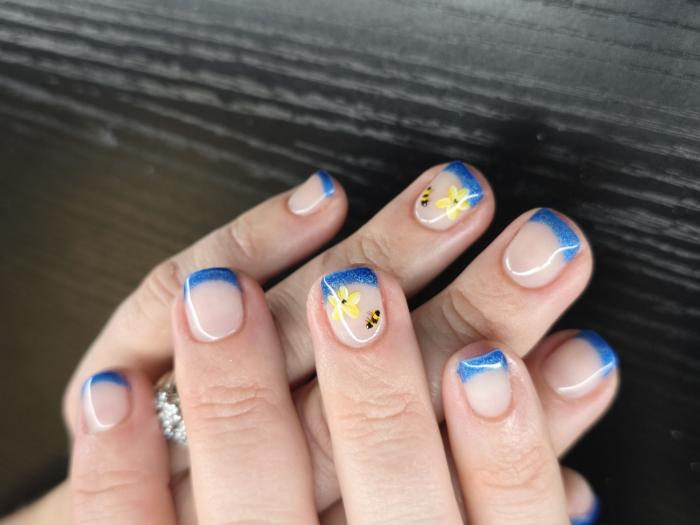 Gel Polish Manicure Art/French