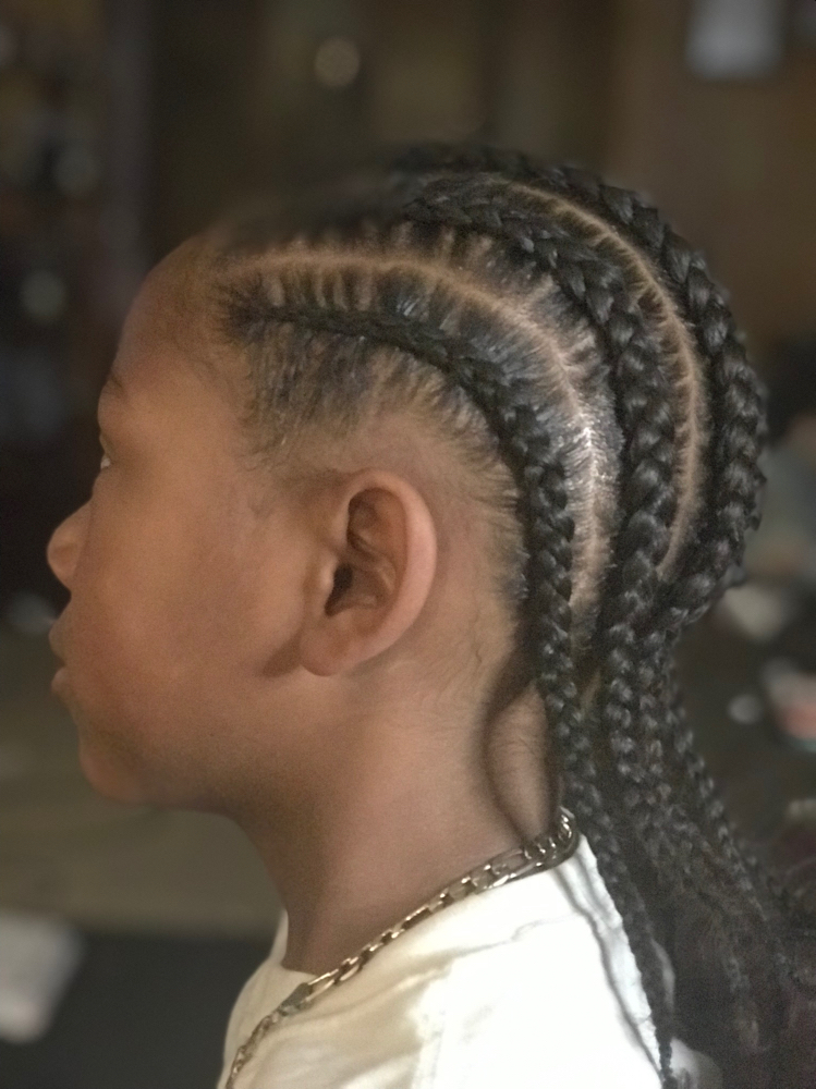 Boys Stitch Braids at HouseOfARAS Smith in Taft, OK