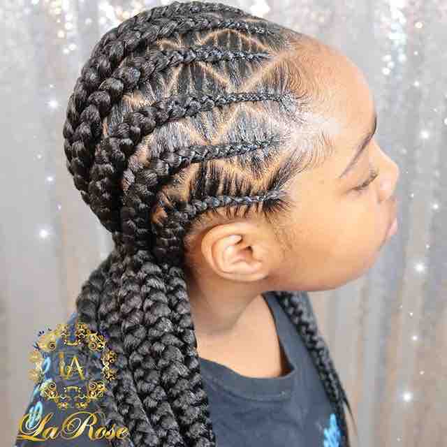 7-9 Feed In Braids