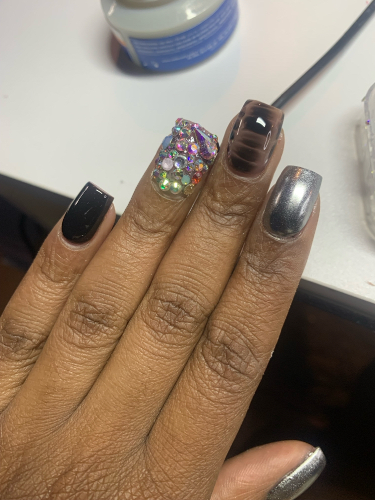 Rhinestones (Entire Nail)