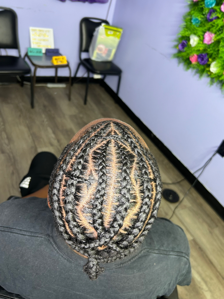 Men braids