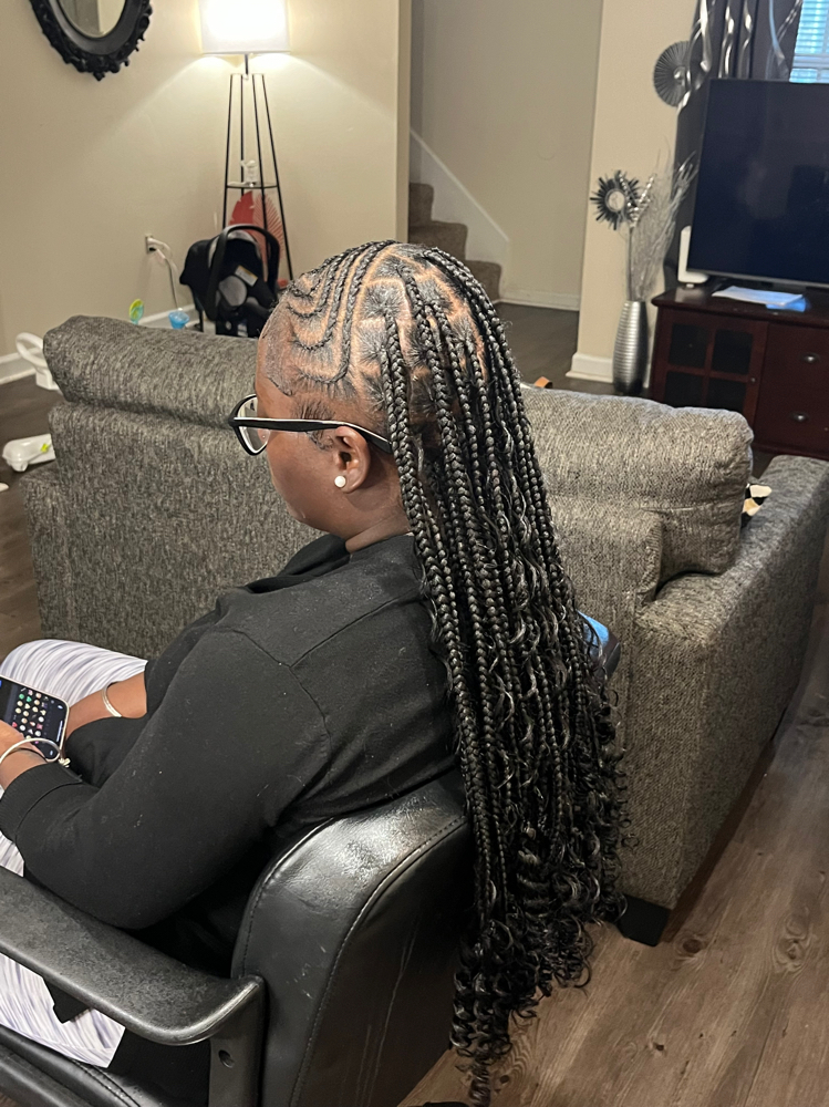 Small Boho Fulani Braids