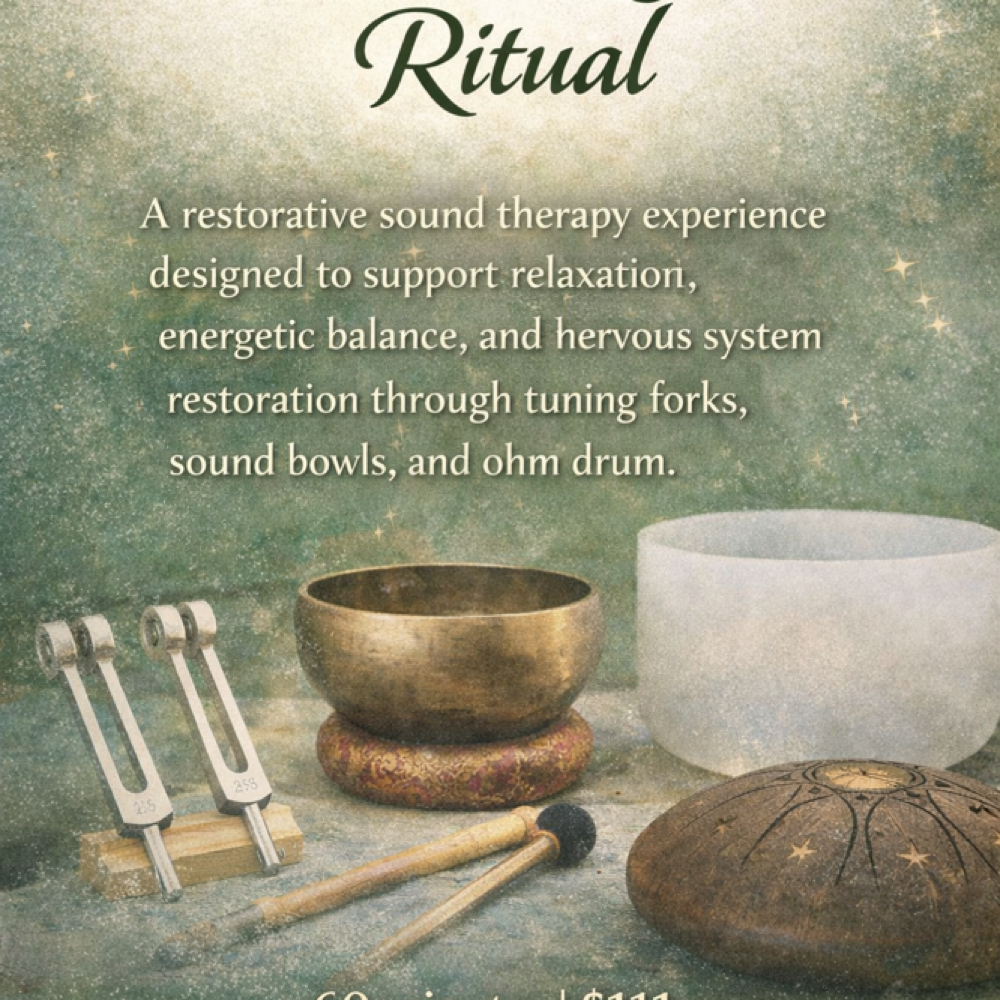Sound Reset Ritual at Azura Natural Wellness in Highland, IN
