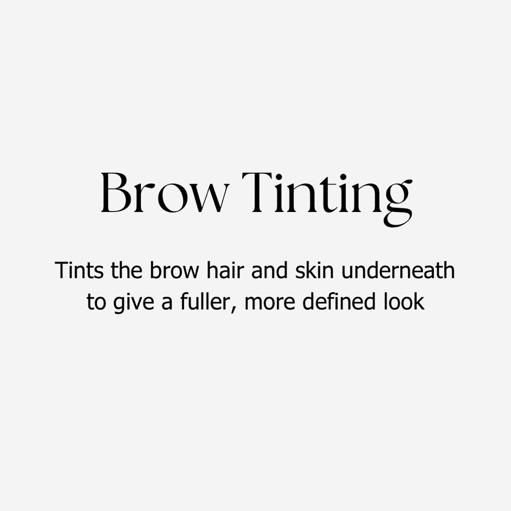 Brow Tinting