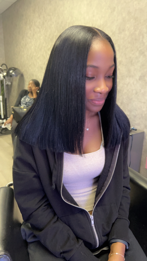Natural Part Quick Weaves at Keyana D in Columbus, GA