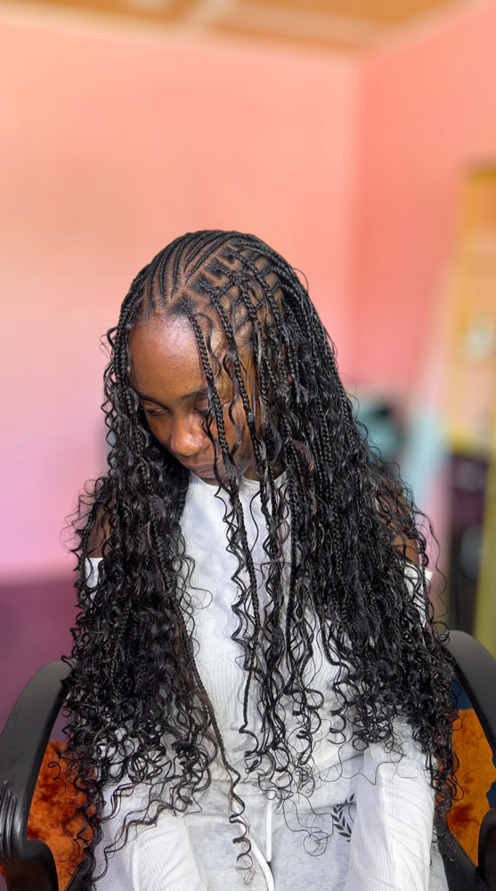 Small Fulani Mid-Back Length