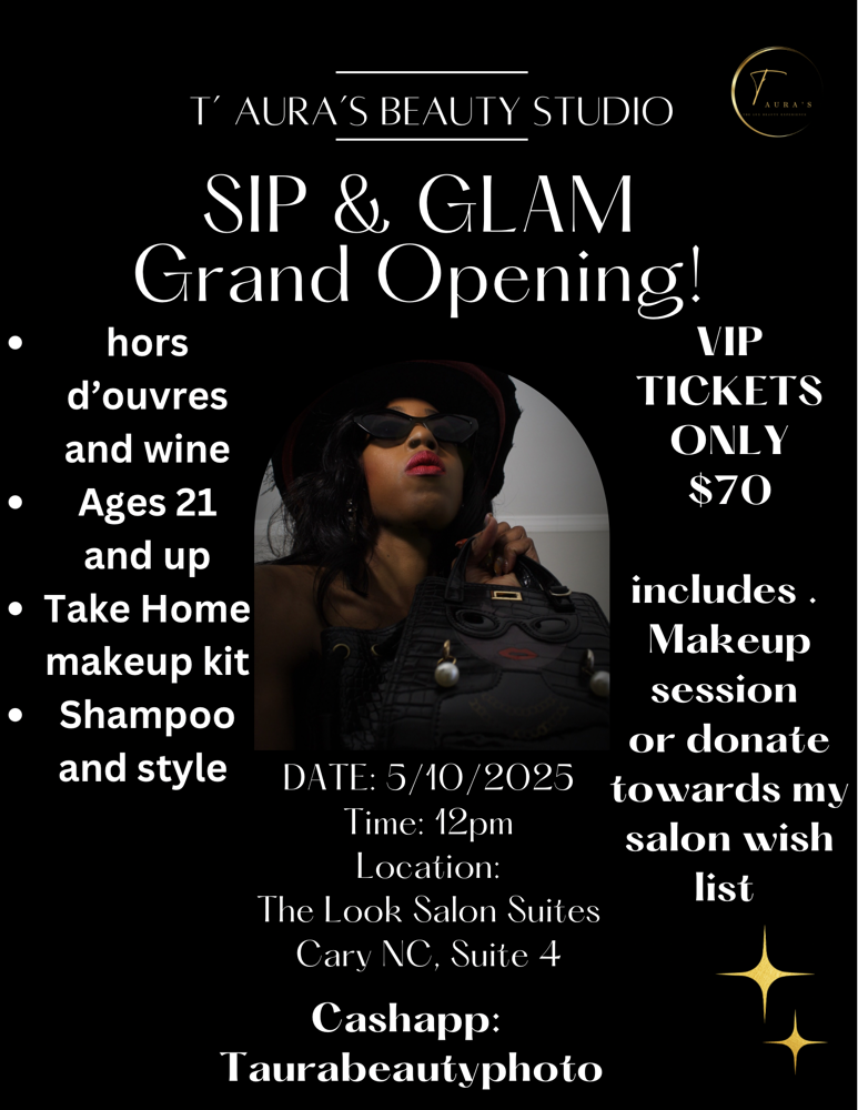 SIP AND GLAM PROMO