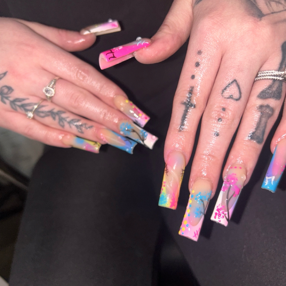 Long Freestyle Set at KlawMeKrazii  (Krysnailedit) in Jonesboro, GA