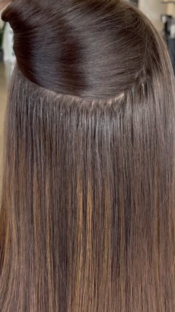 16 inch k-tip Slavic Hair extension at ByKhayala in Houston, TX