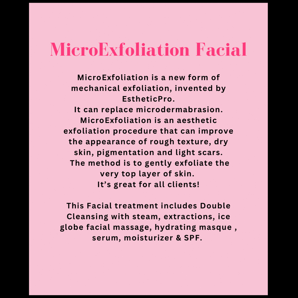 MicroExfoliation Facial