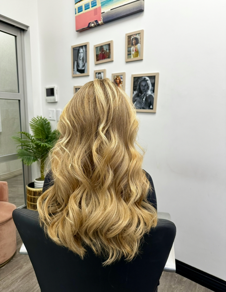 Blowdry With Curls