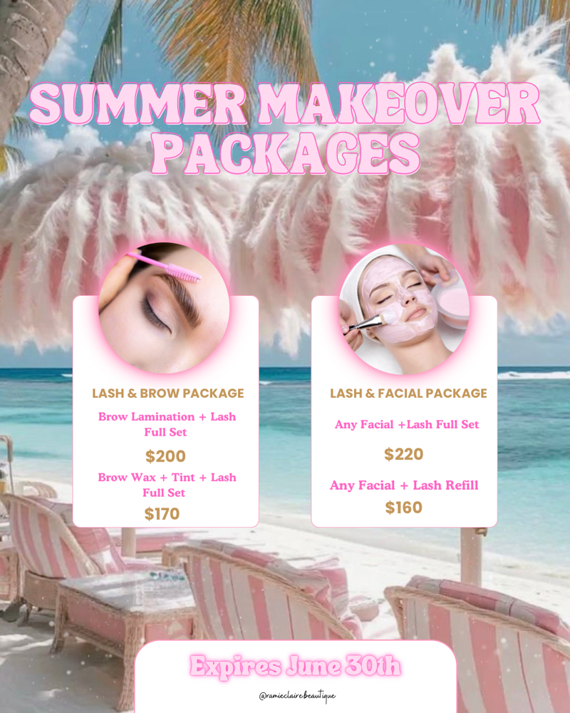 ANY FACIAL + LASH FULL SET