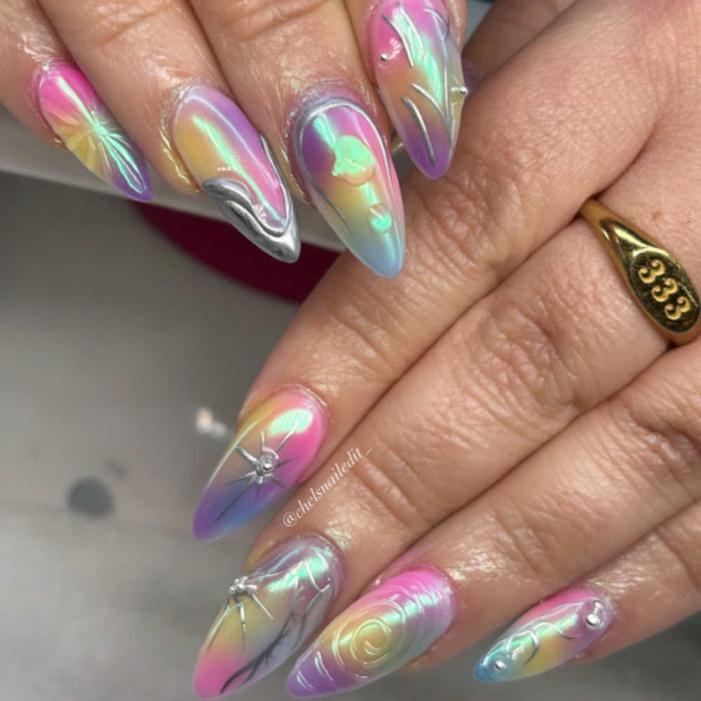 LUX GLAM FREESTYLE 💎 at Chelsnailedit ♡ in Lyndhurst, NJ