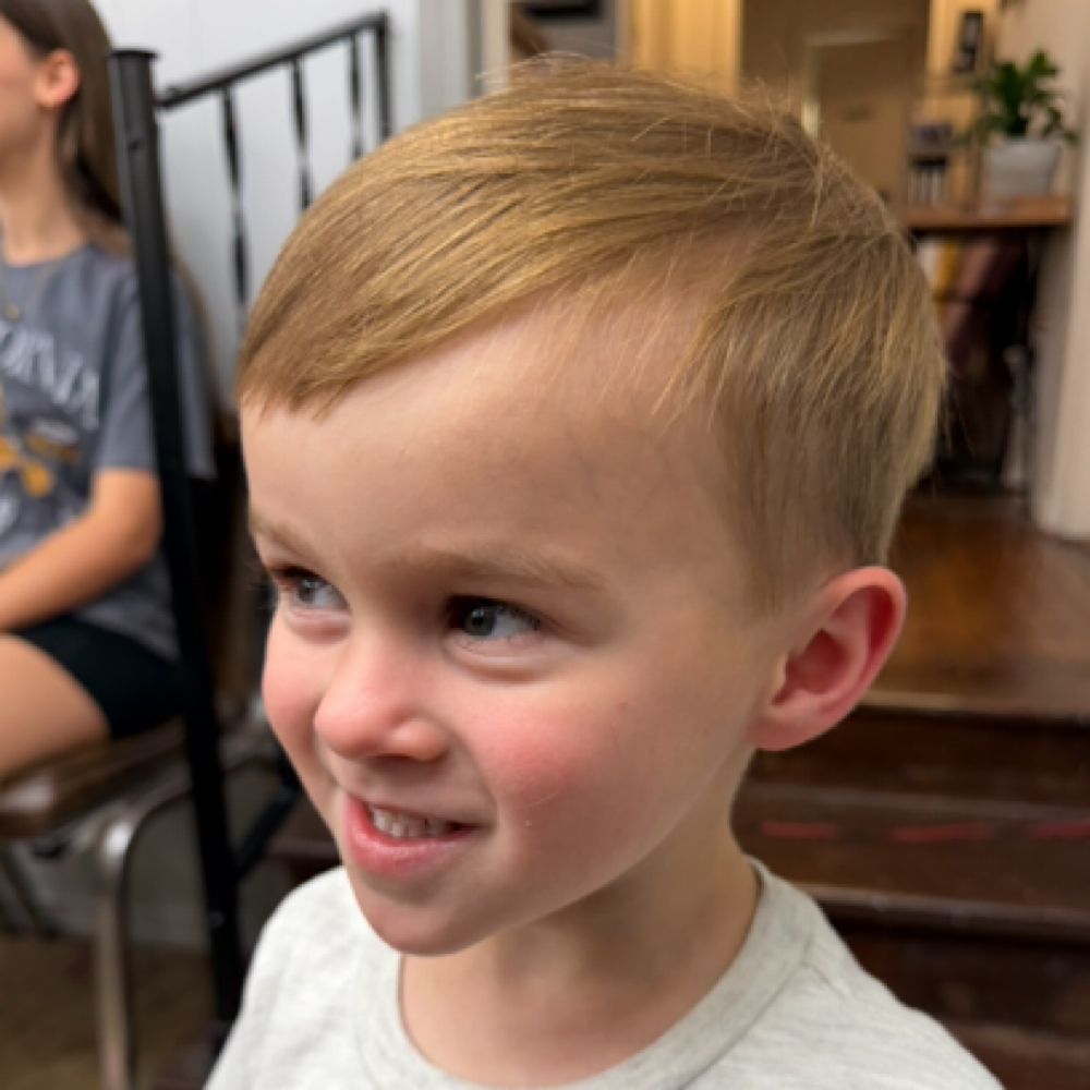 Apprentice Kids Cut (2-13 Year Old) at Fox Hair Studios in Bossier City, LA