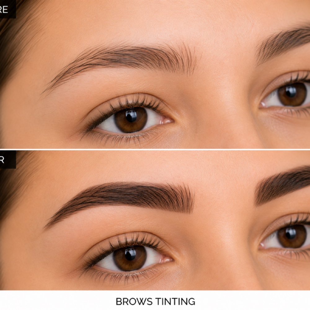 Eyebrow tinting & wax at Venice Nails & Head Spa in Kyle, TX
