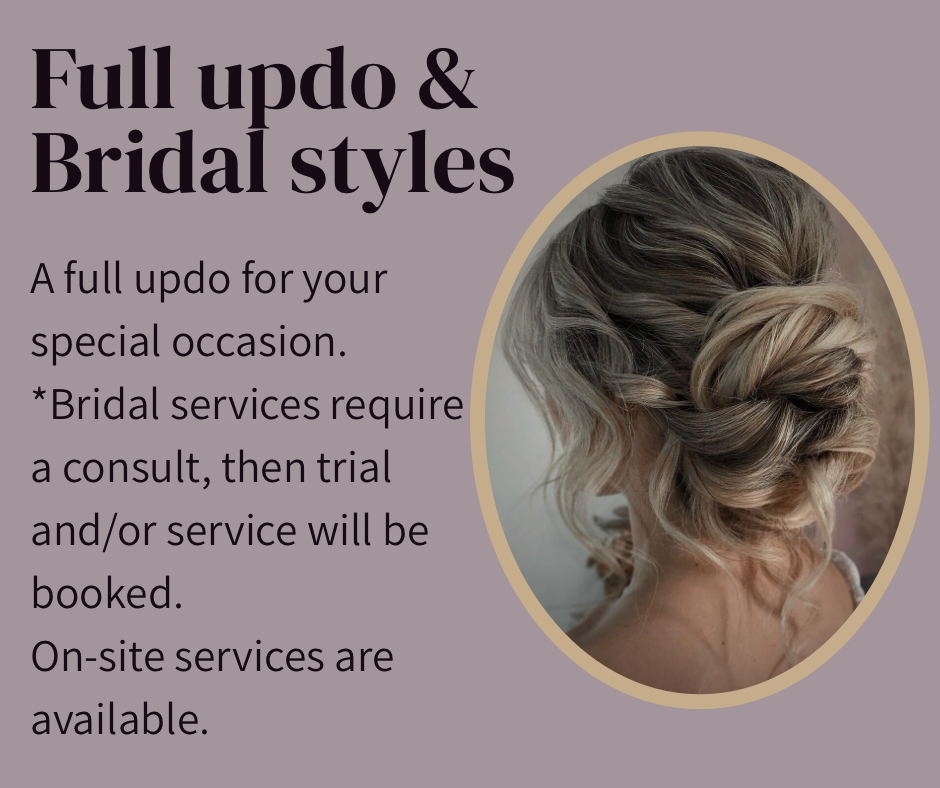Formal Updo/ Bridal