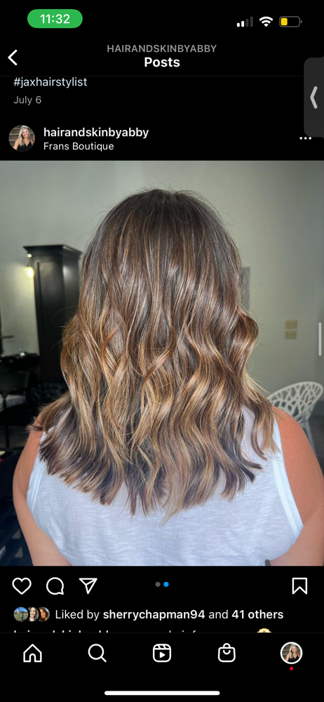 Grey Coverage + Hair Cut+ Blowdry at Abigail  Chapman in Jacksonville, FL