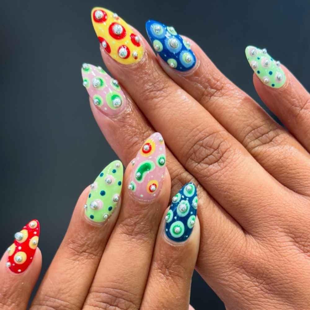 Medium Nail Art 1 Hour at Color Me Nails in Huntersville, NC