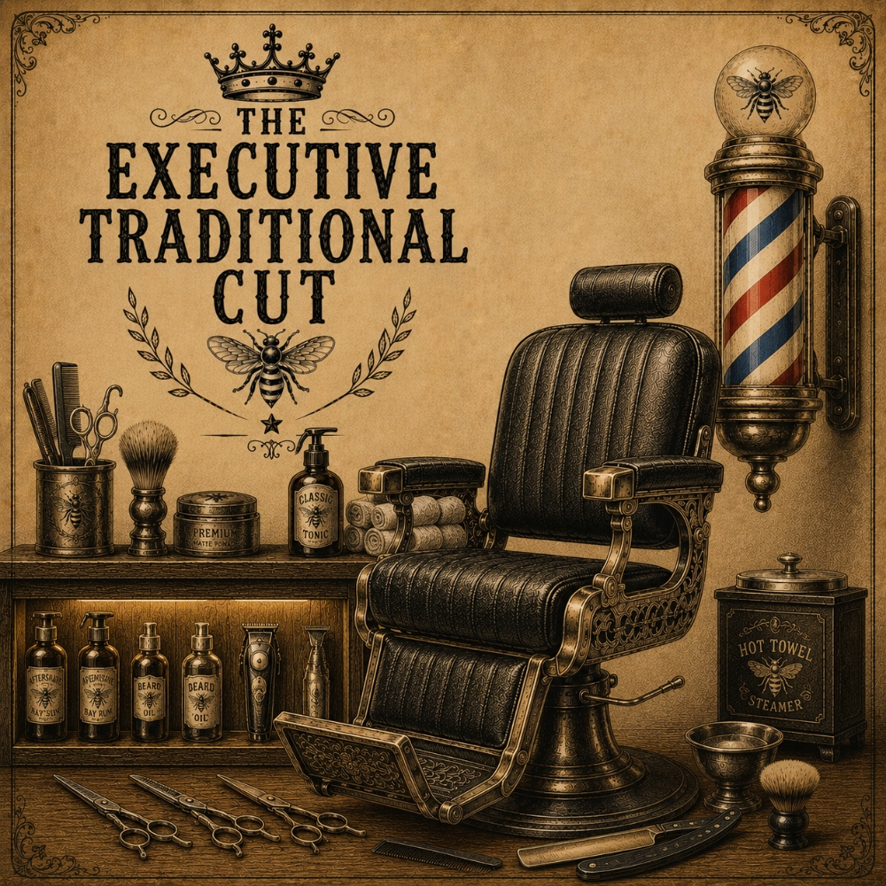 The Executive Traditional at lily flagg barbershop in Huntsville, AL