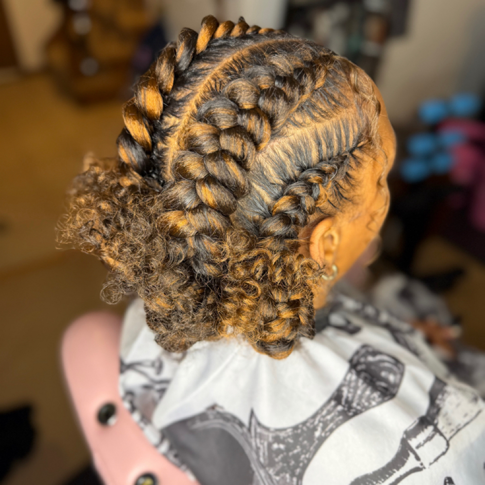 Butterfly Braids at MsLadyL Salon in Virginia Beach, VA