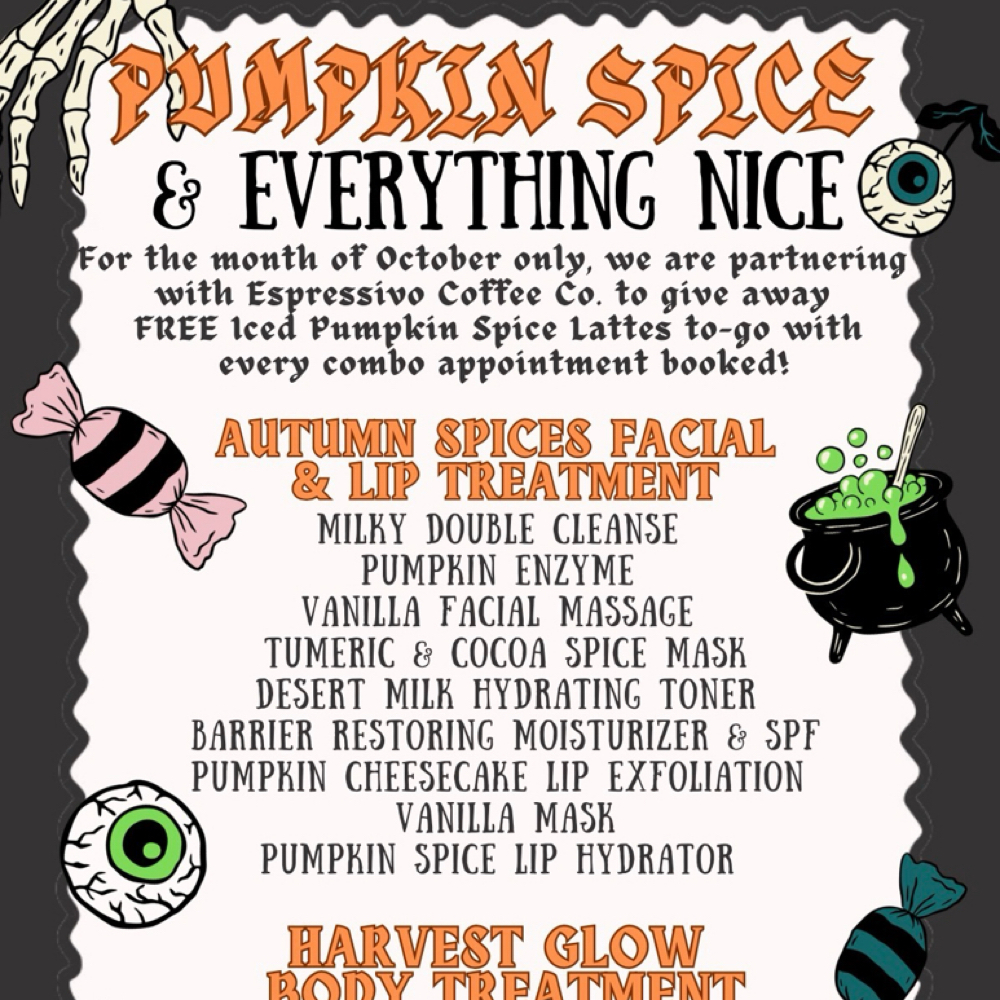 Pumpkin Spice And Everything Nice at The Nest: Wellness and Massage in Olney, IL