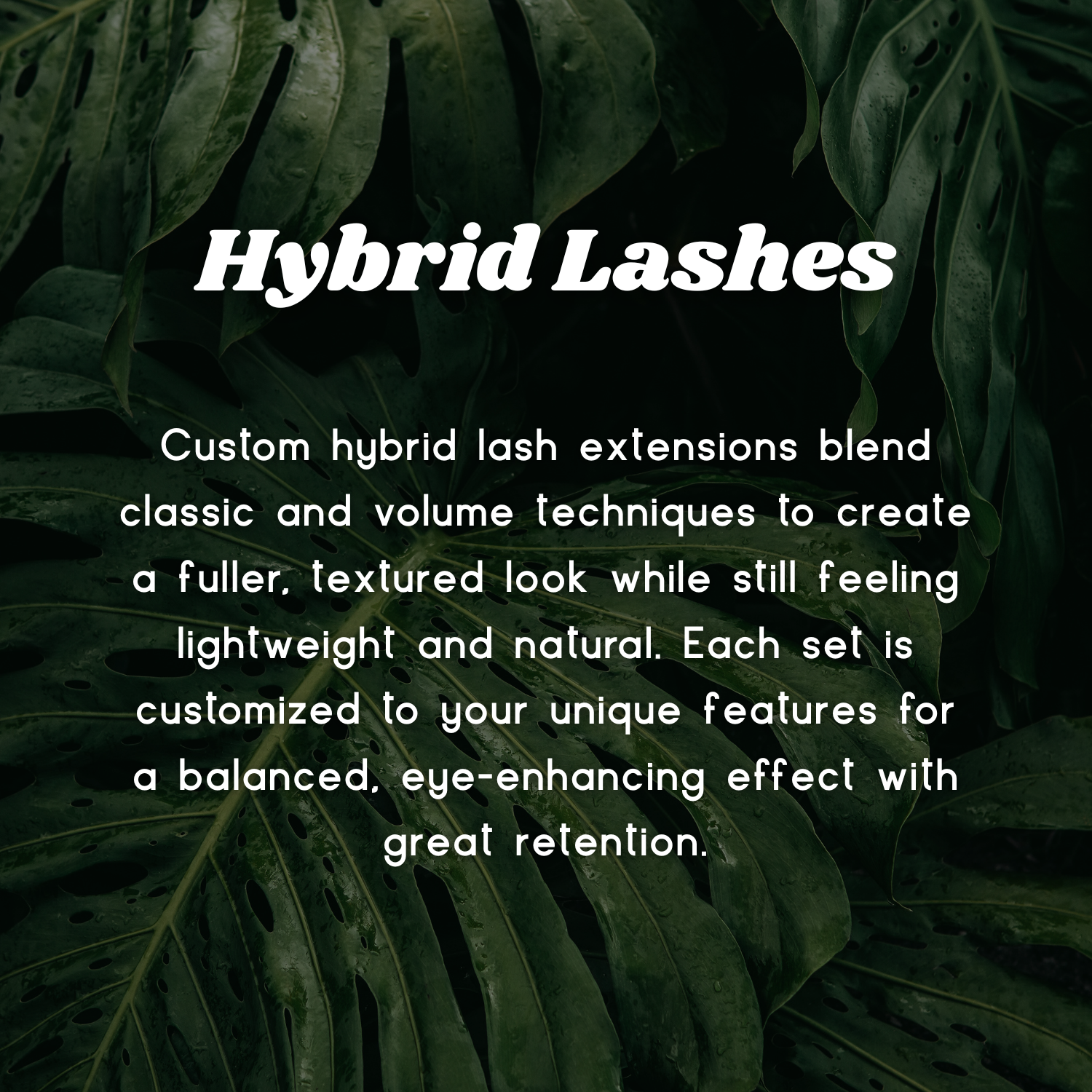 Custom Hybrid Lashes