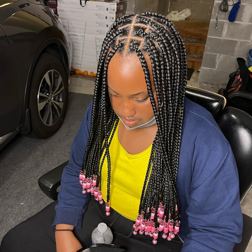 Knotless Braids W/ Beads
